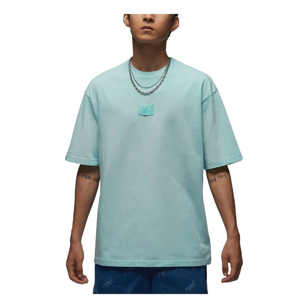 

Футболка flight essentials 85 t-shirt asia sizing 'mint blue' Air Jordan, голубой