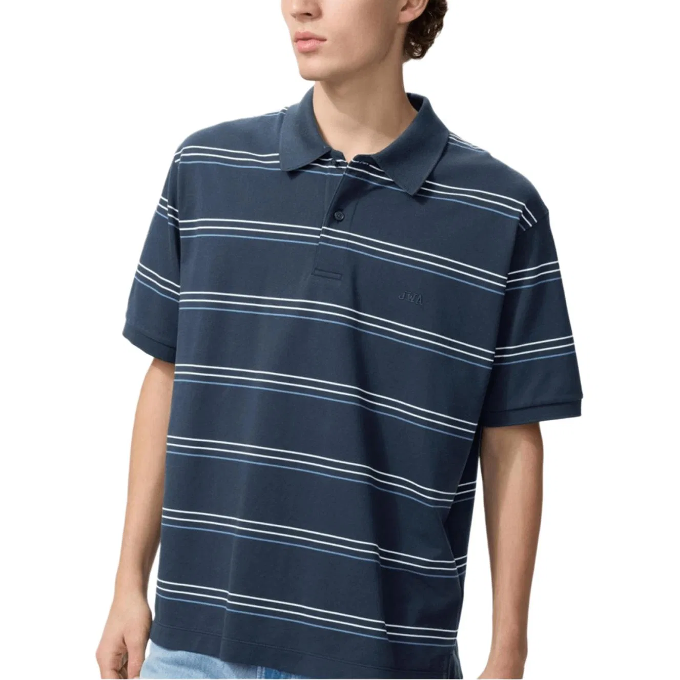 Поло JW Anderson, Navy Blue, UNIQLO