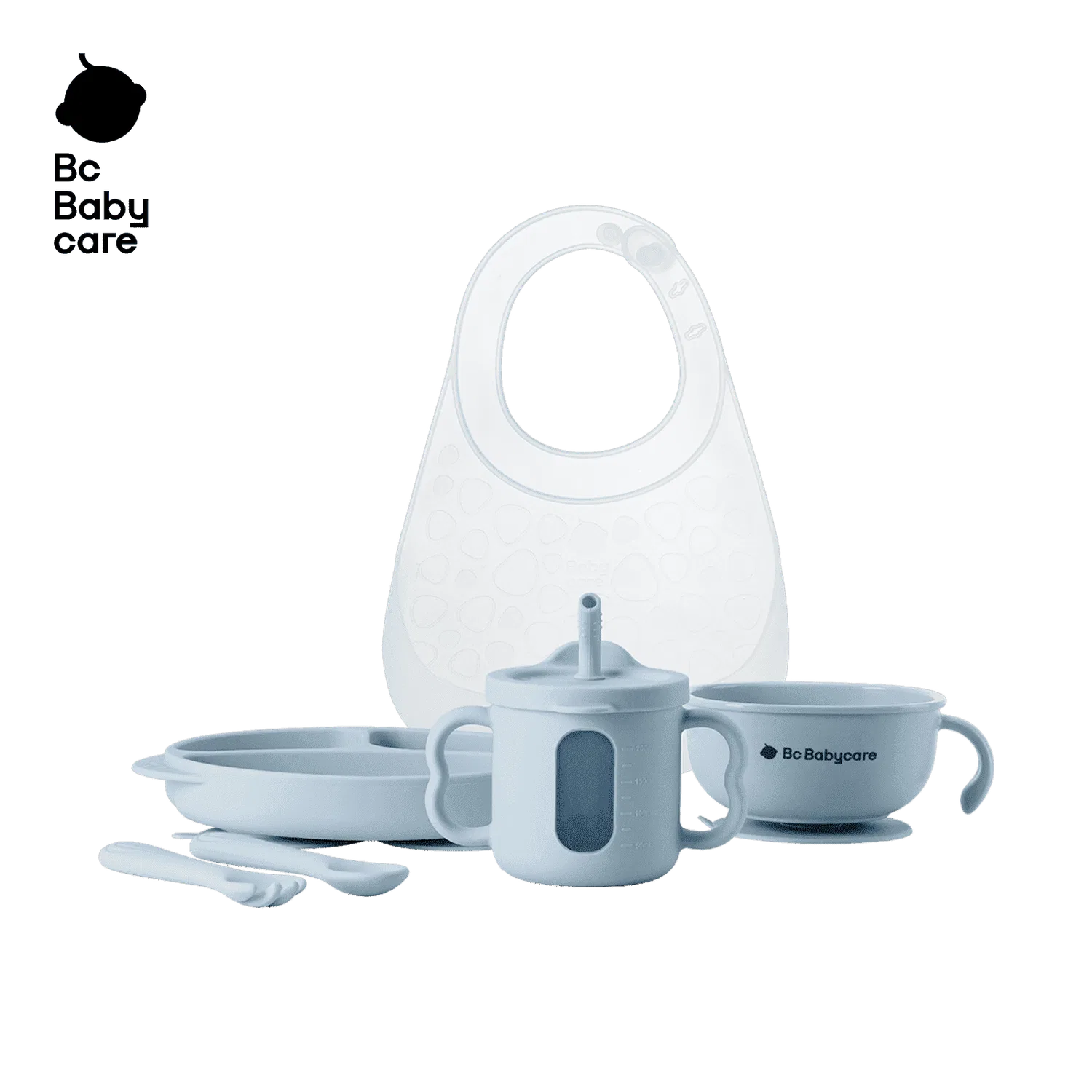 Набор для кормления, 6 предметов, Bc Babycare, blue