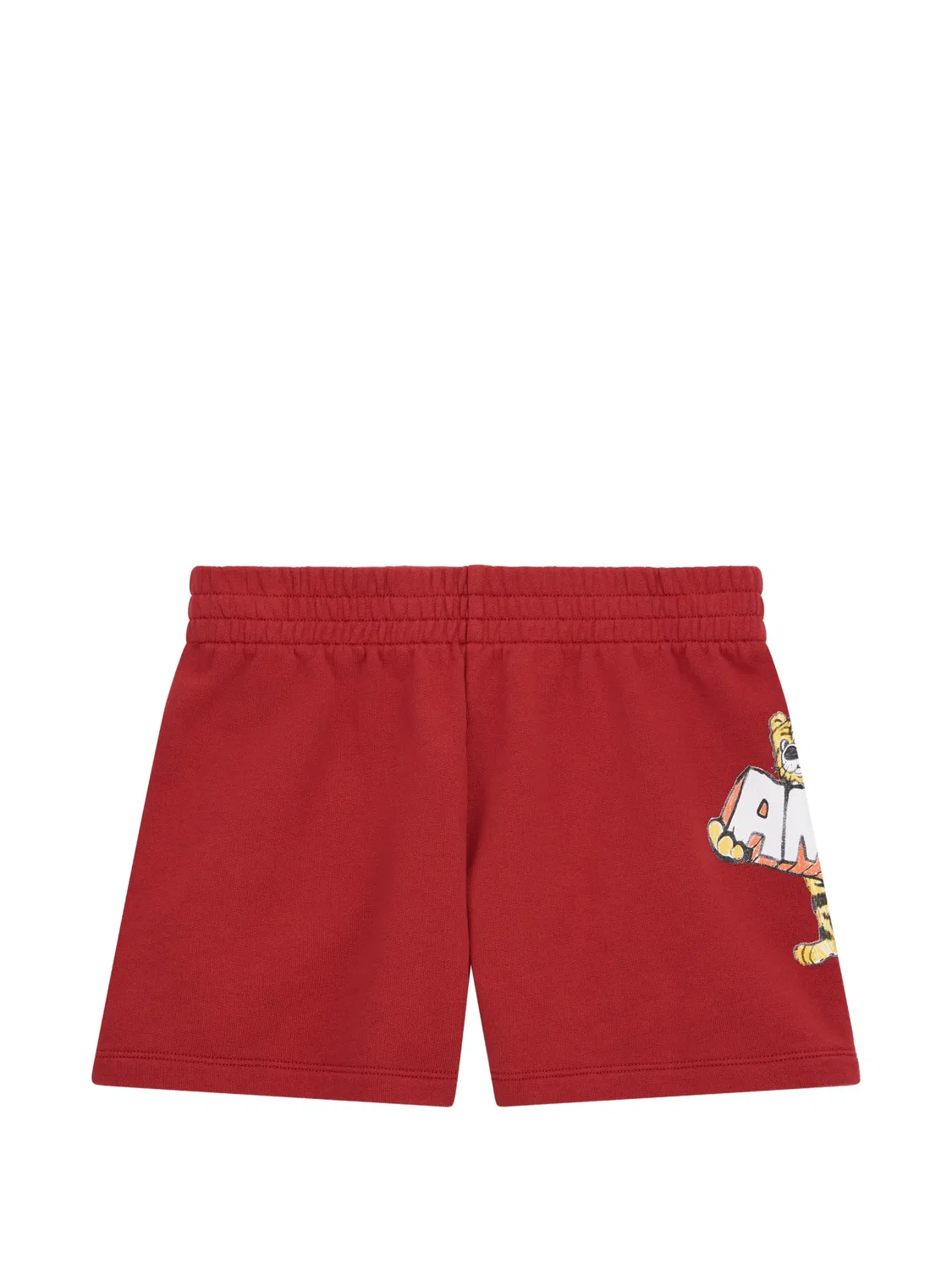 Шорты с вышитым логотипом и принтом Amiri Kids, красный