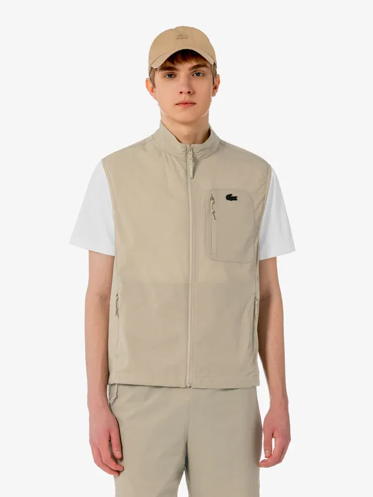 Жилет премиум тренировочный LACOSTE, Beige