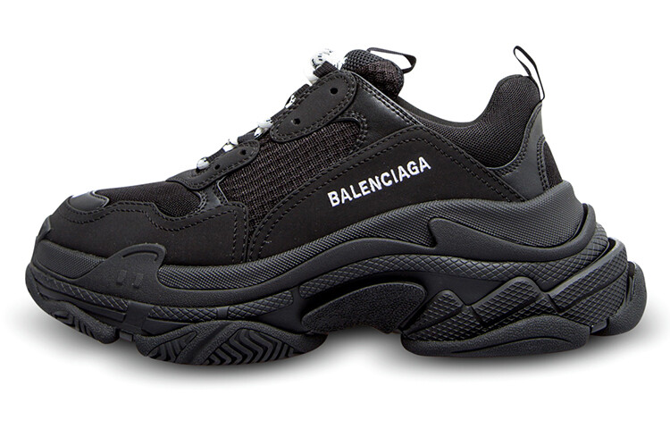 Кроссовки Balenciaga Triple S Black White Lace Women's