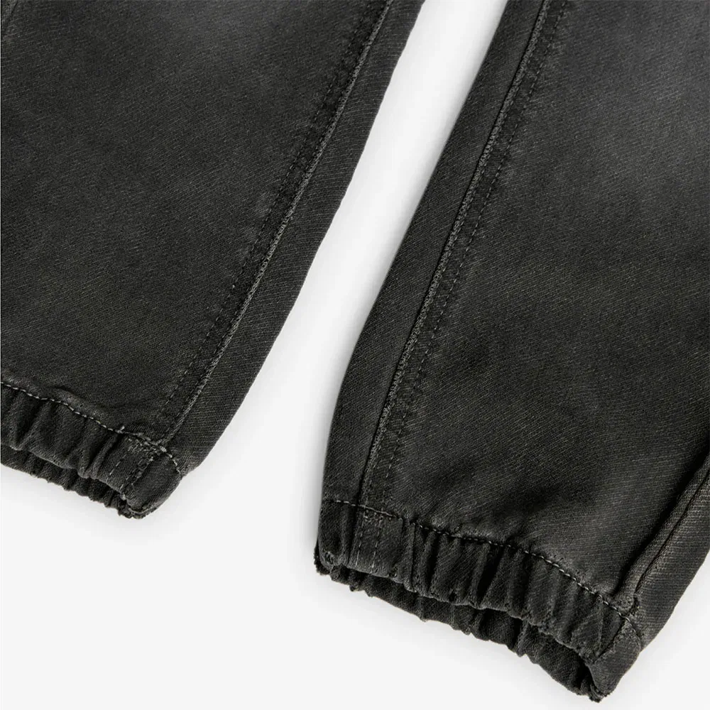Джинсовые брюки Boboli Denim Knit, черный — фото 4