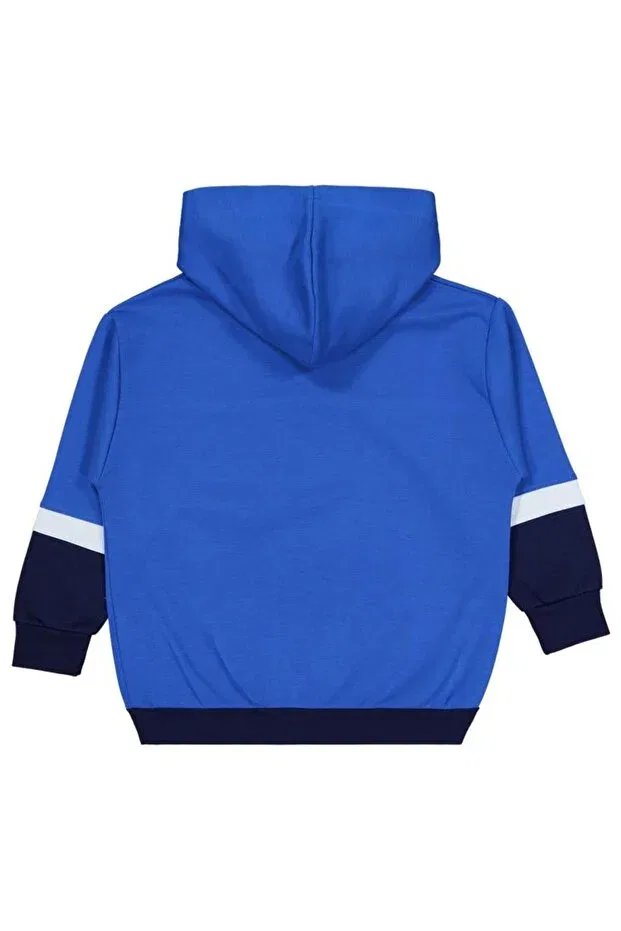 Детские свитшот для мальчиков с принтом Civil Boys, Saks Blue — фото 2