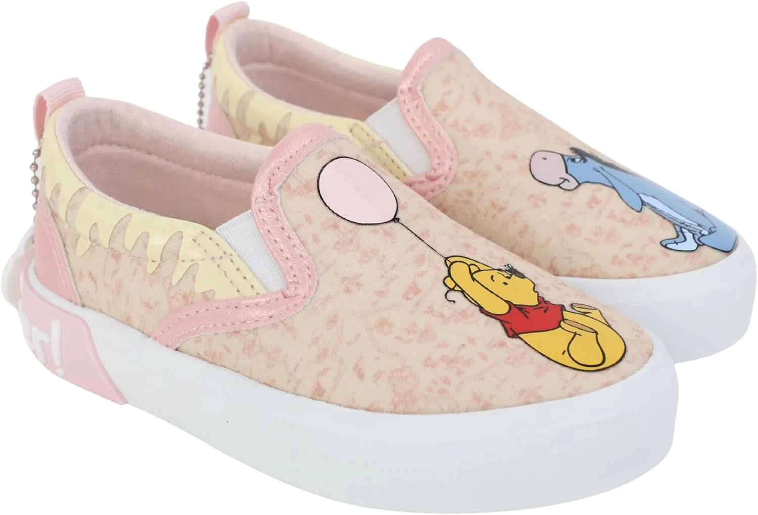 Детские кеды-слипоны с принтом Winnie The Pooh Disney, Beige