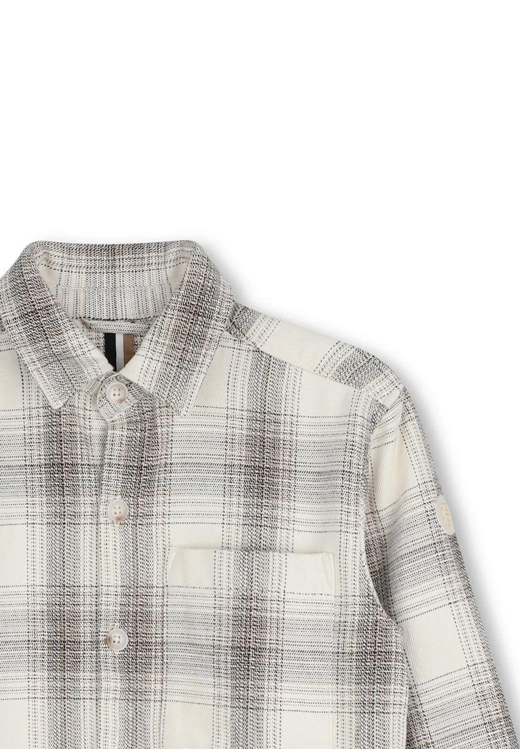 Сорочка manches longues - рубашка Boss Kidswear, Ivory — фото 3
