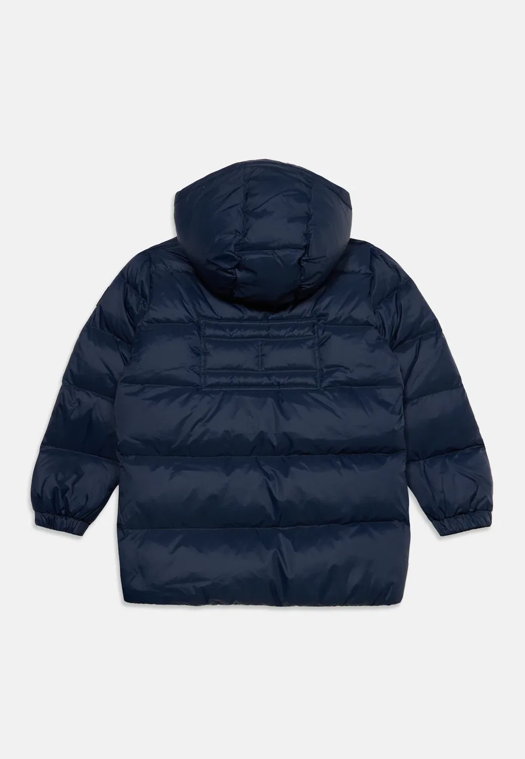 Стеганая пуховая куртка с флагом, унисекс - пуховое пальто Tommy Hilfiger, Dark Blue — фото 2
