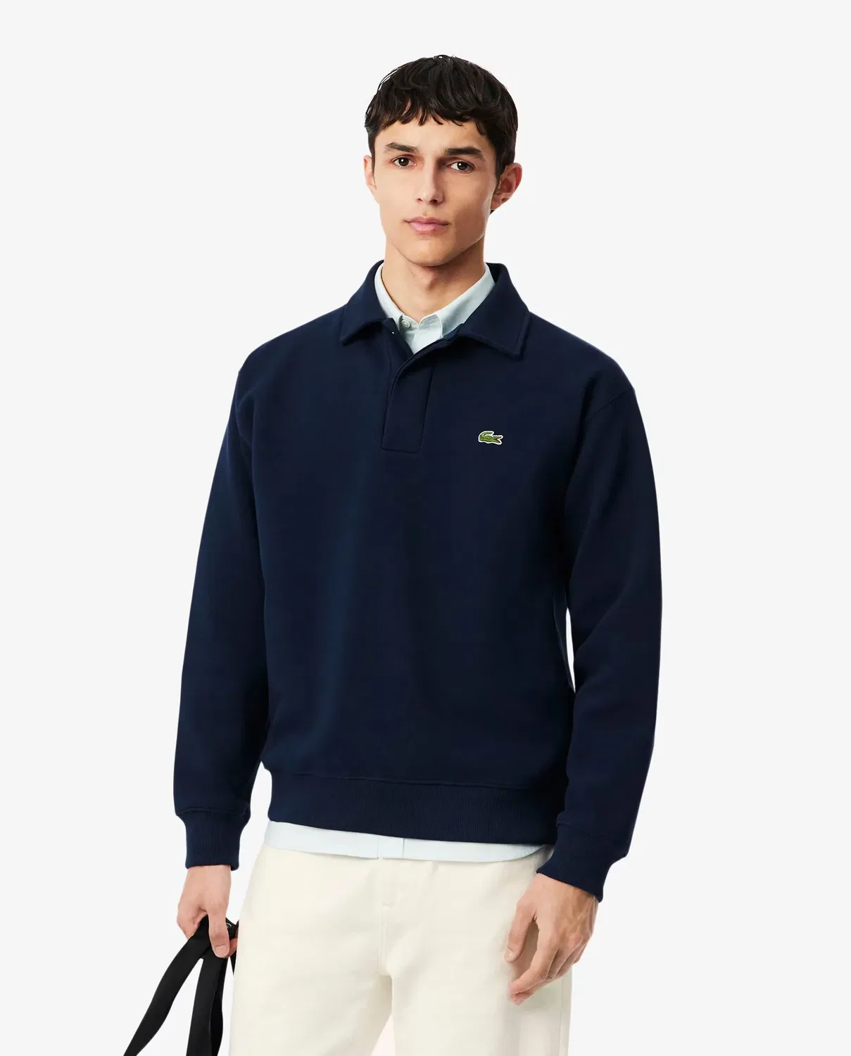 Свитшот мужской Lacoste, трикотажный, Azul Marino