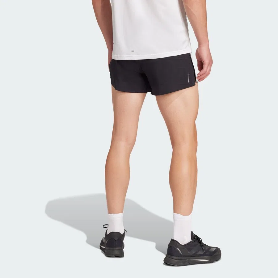 Спортивные шорты ADIDAS PERFORMANCE Slim fit 'Addizero' черного цвета — фото 4