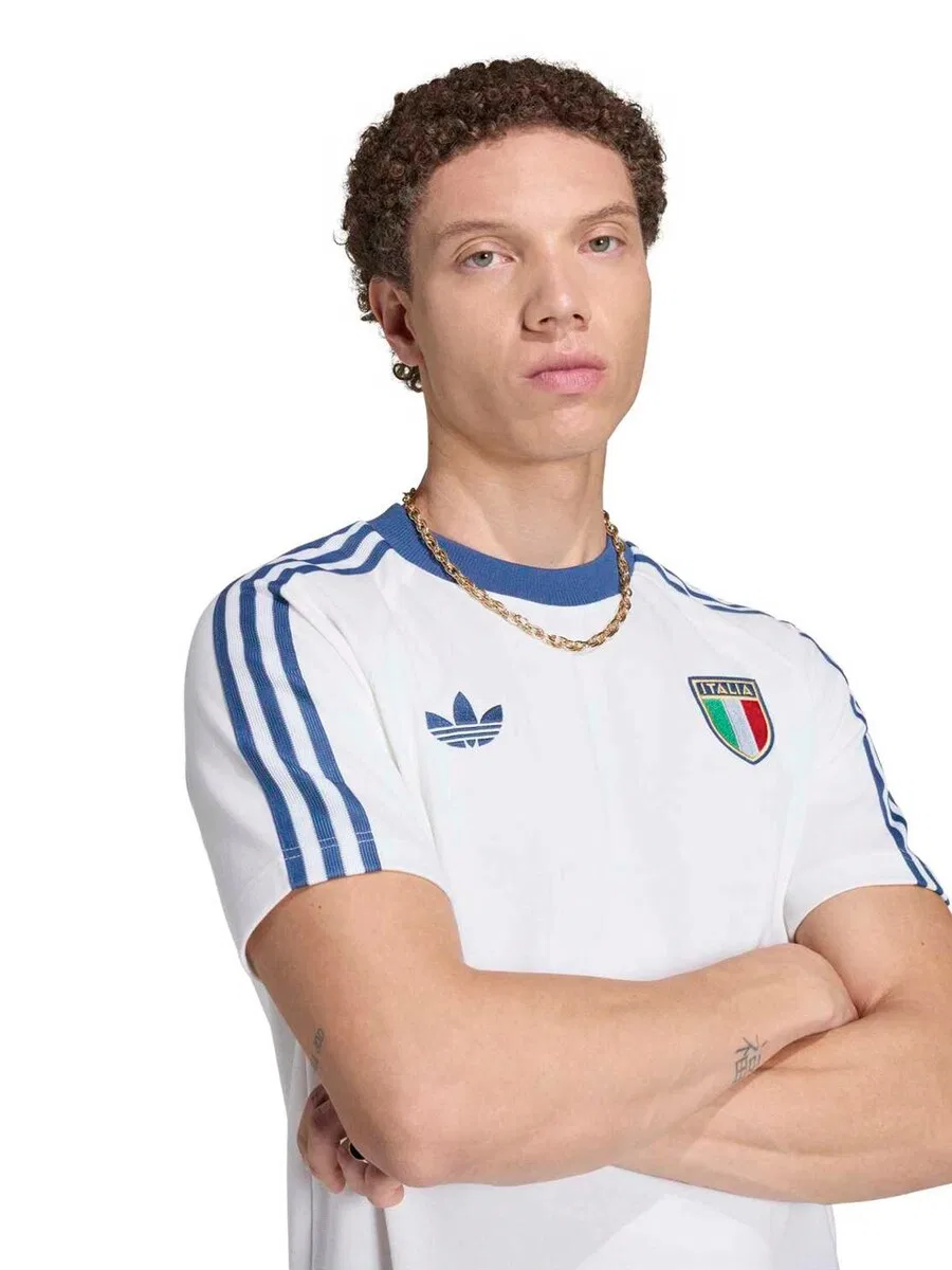 Спортивная футболка ADIDAS PERFORMANCE 'FIGC' белого цвета — фото 2