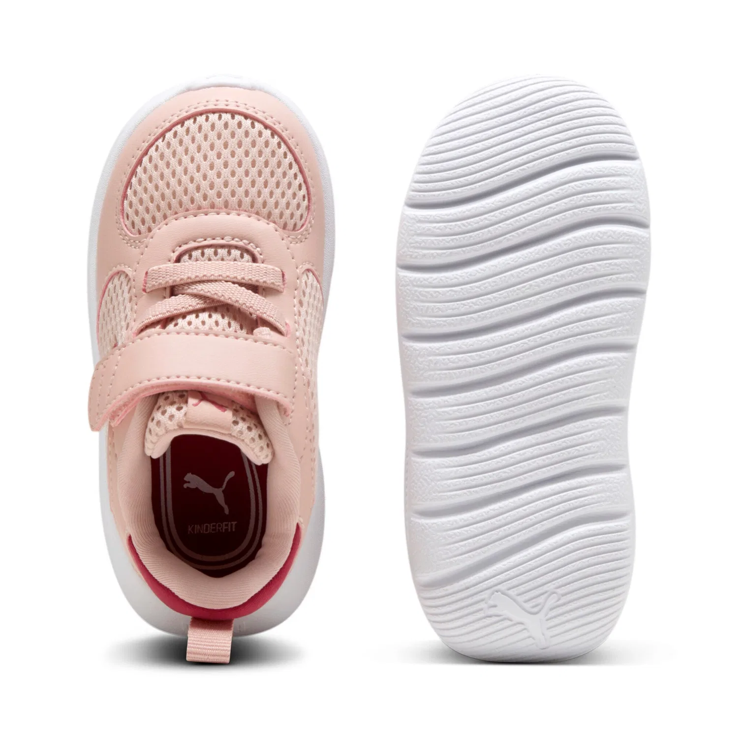 Детские кроссовки с логотипом PUMA Fun Racer 2 AC INF, Rose Quartz-Port-Island Pink — фото 4