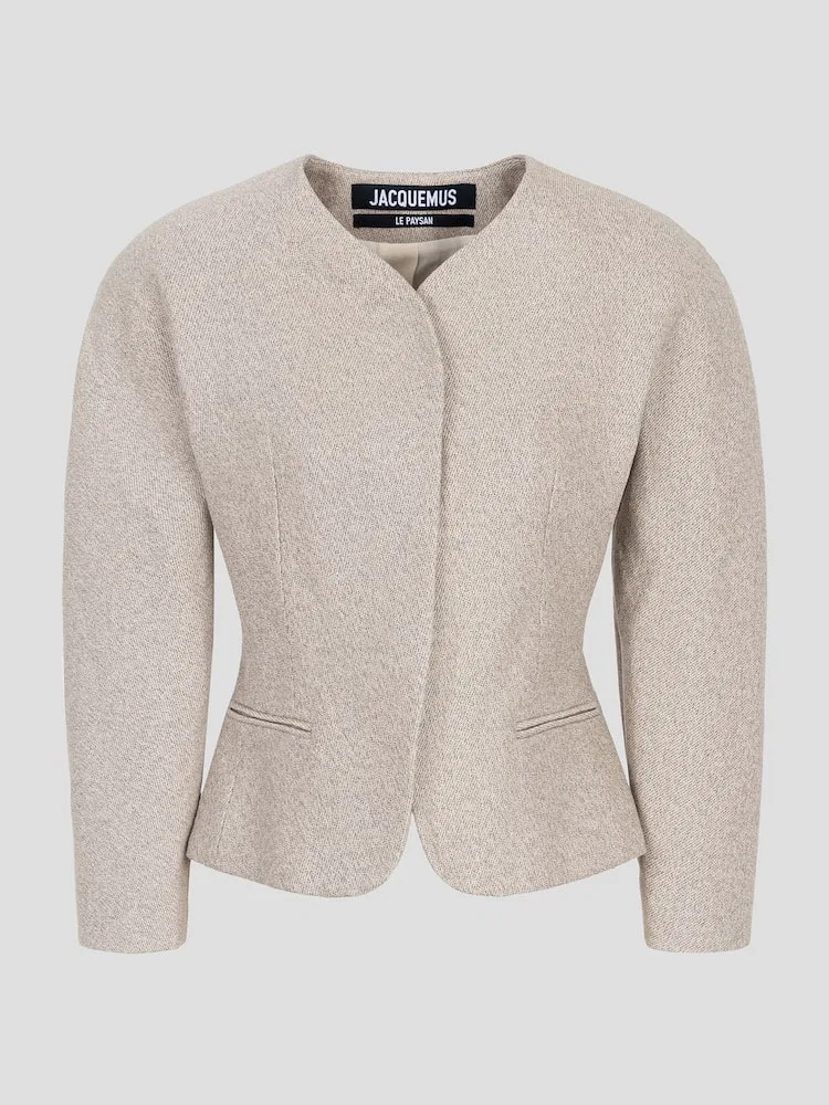 Жакет La Petite Vest Ovalo JACQUEMUS, Beige