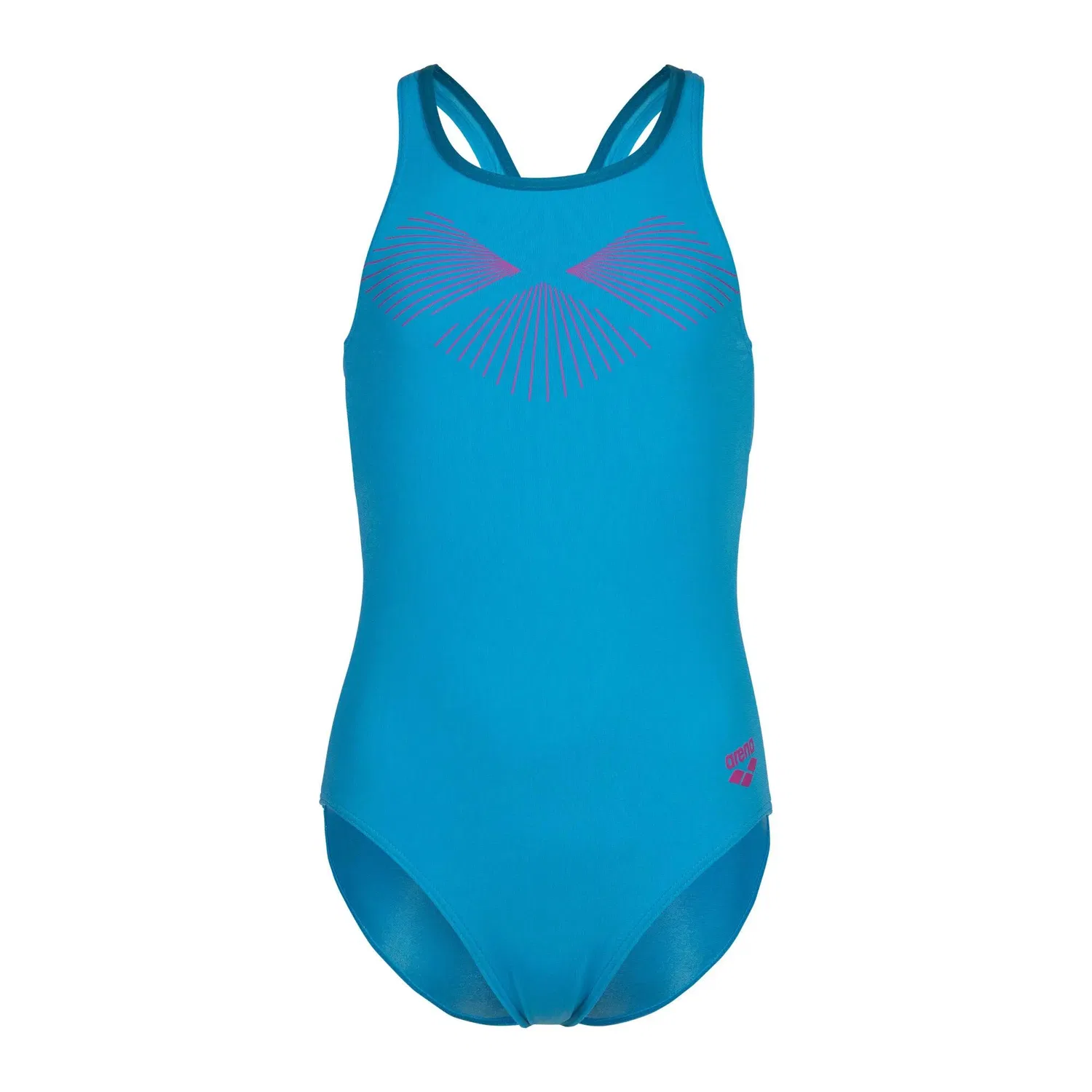 Детский купальник для девочек с широкими бретелями Bay Swimsuit Swim Pro Back Arena, Turkis Konigsblau