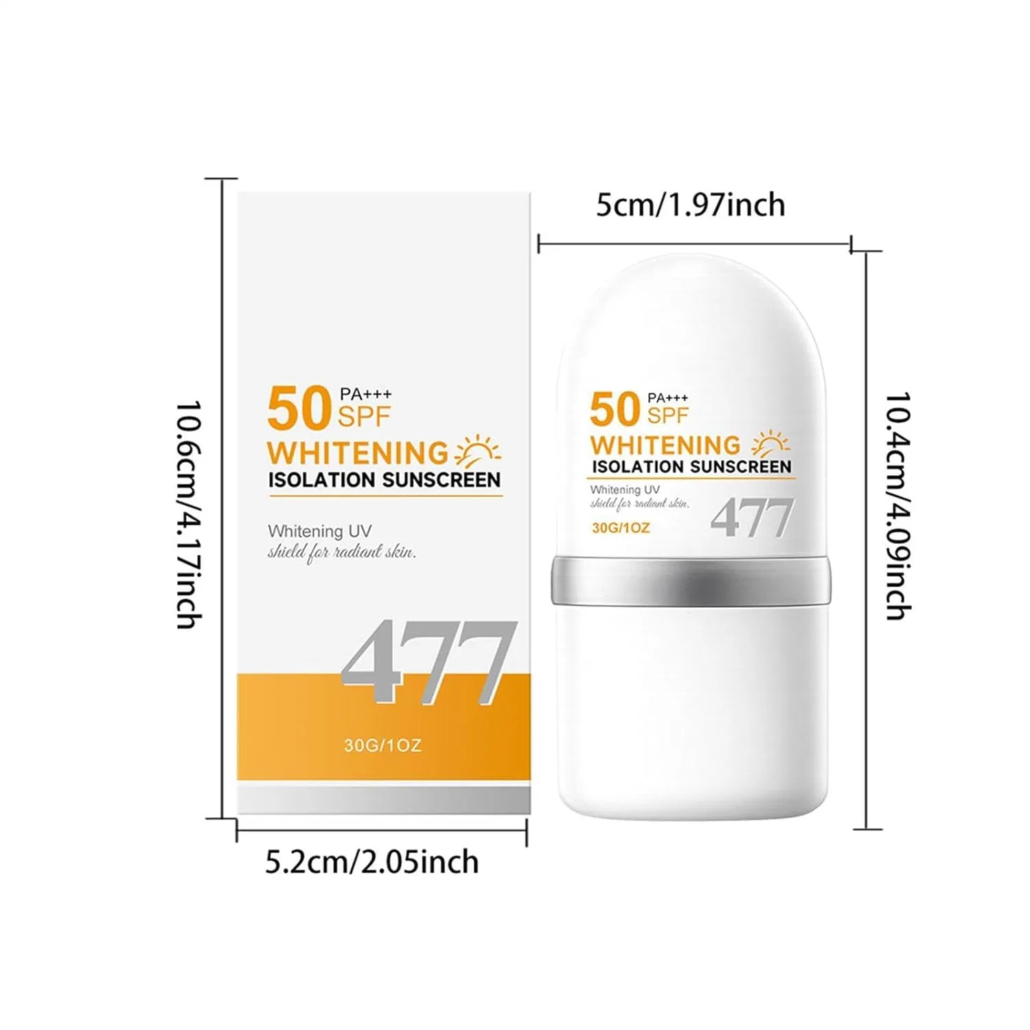 Солнцезащитный крем, SPF 50, 55 г, Многоцветный Generisch — фото 2