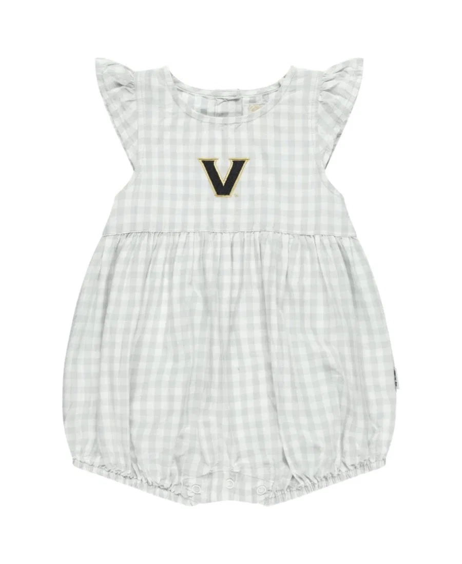 Боди с рюшами Cara Gingham Ruffled Garb, Gray — фото 3