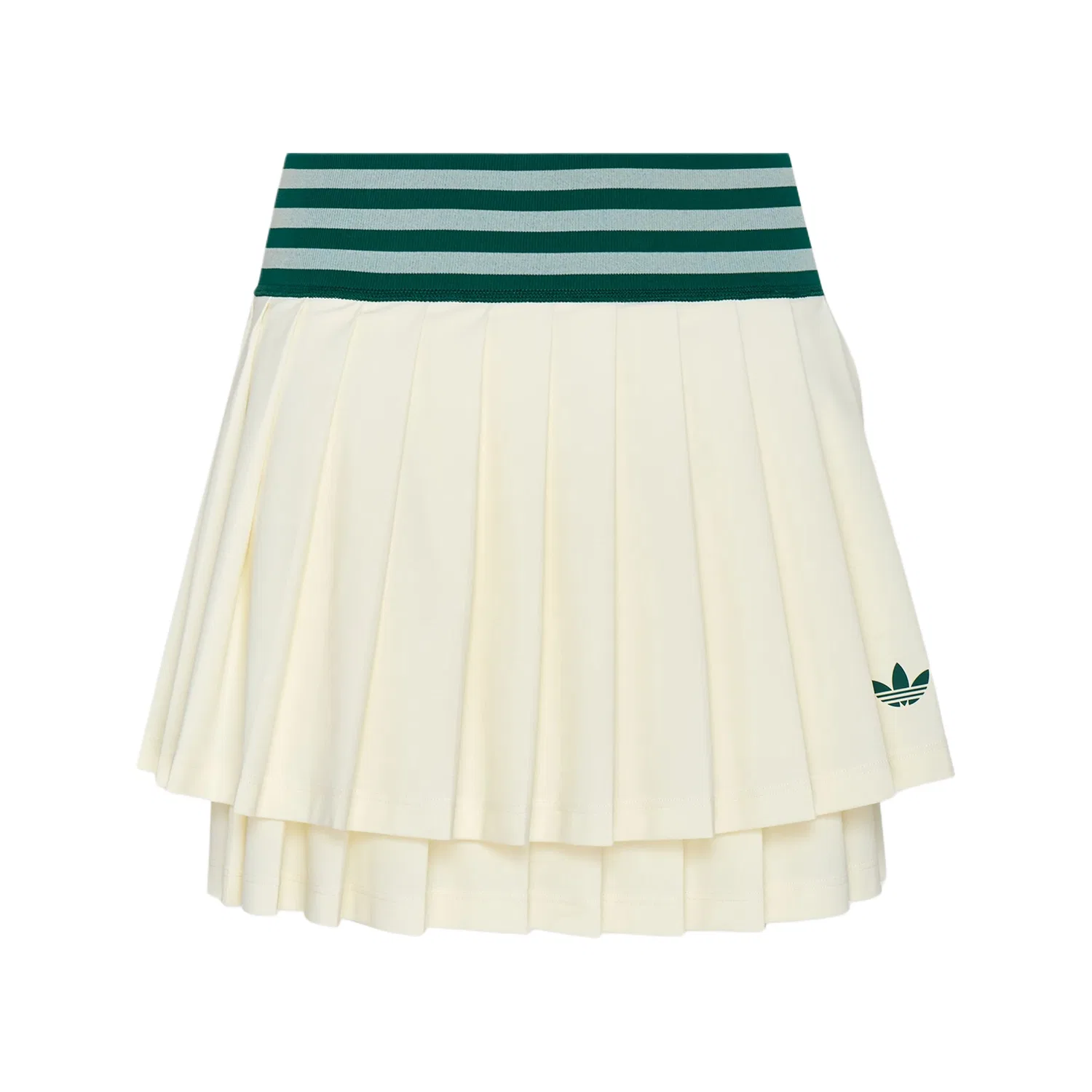 Женская юбка Casual Short Skirts с принтом Tennis Style Collection Adidas Originals, Jade White/Forest Green