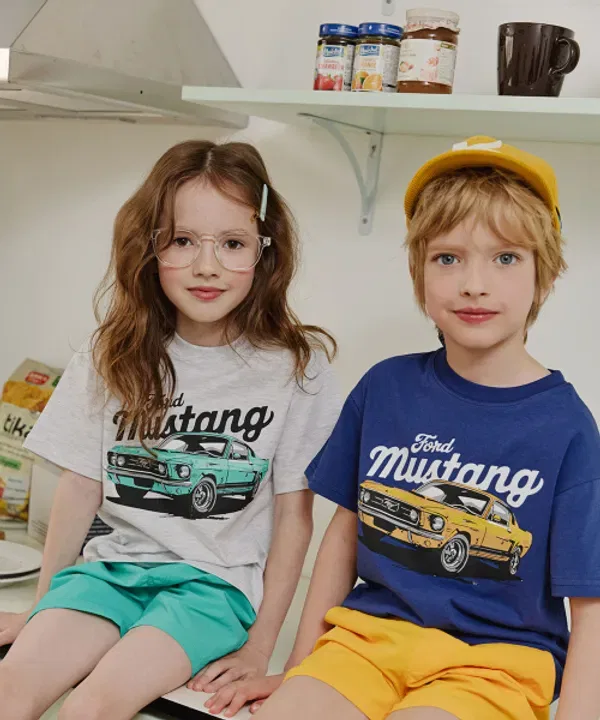 Футболка Mustang Applesmile, меланж — фото 2