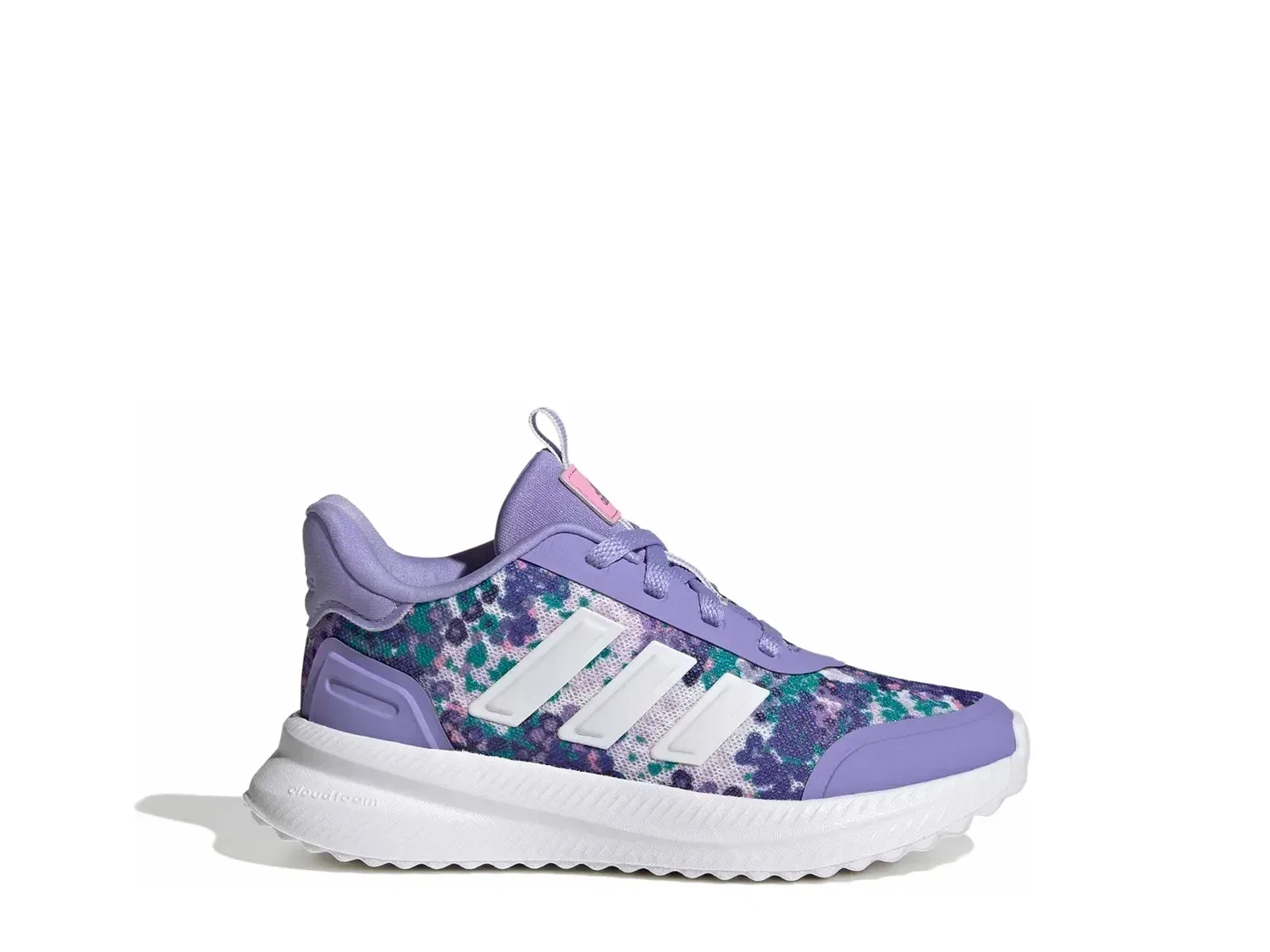 Кроссовки детские XPLR Path, adidas, фиолетовый с цветочным принтом — фото 3