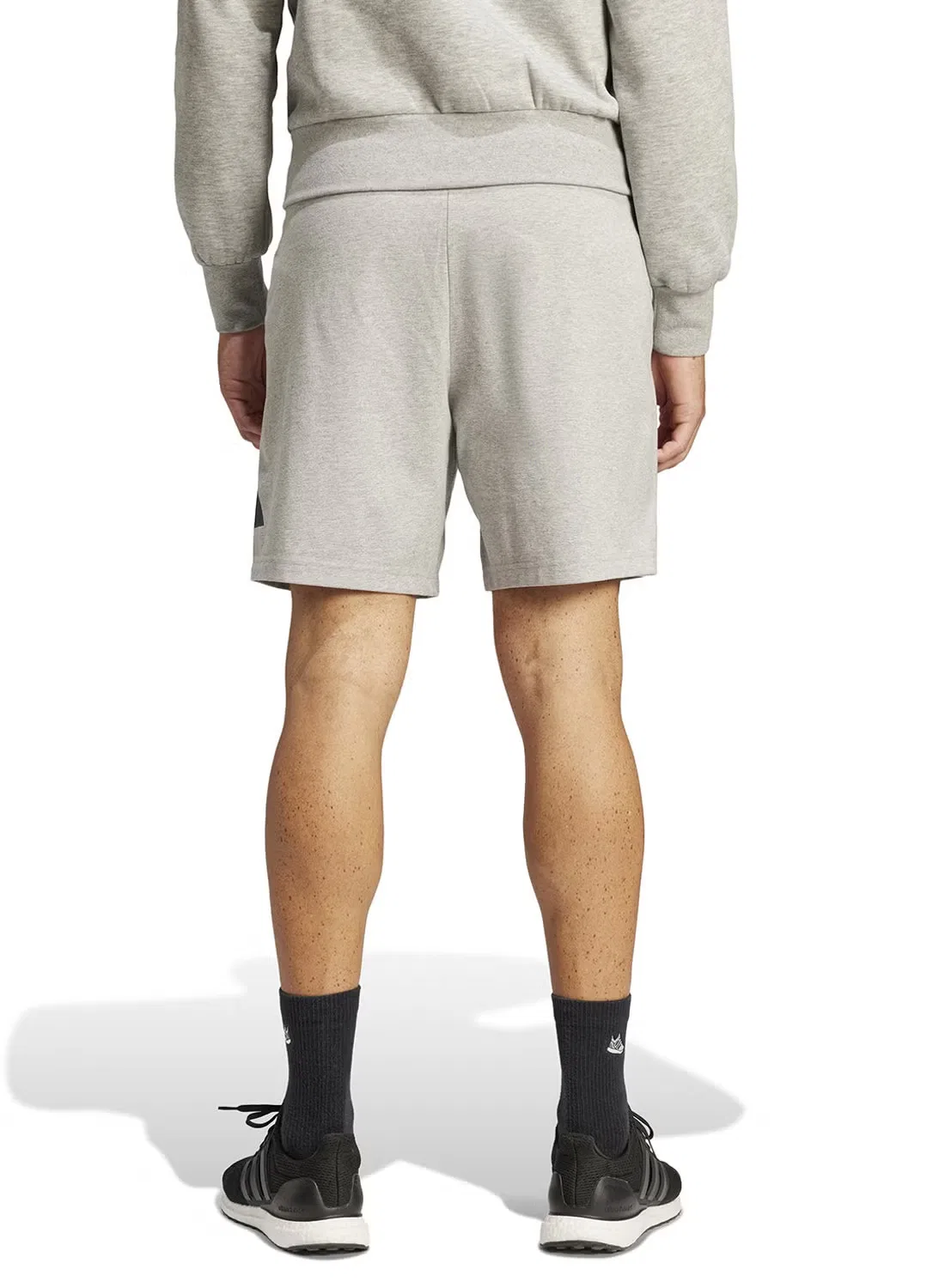 Шорты спортивные с логотипом Essentials Adidas, серый — фото 2