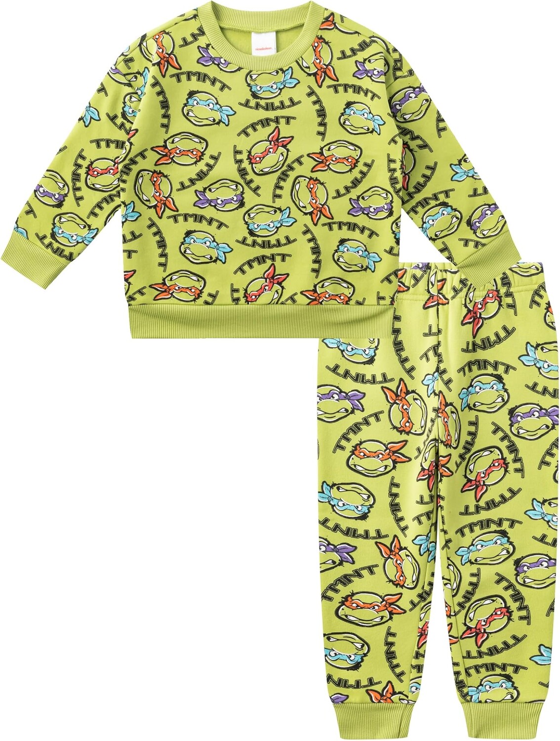 

Детский костюм Nickelodeon Teenage Mutant Ninja Turtles, Sweatshirt and Pant, 2 предмета, зеленый