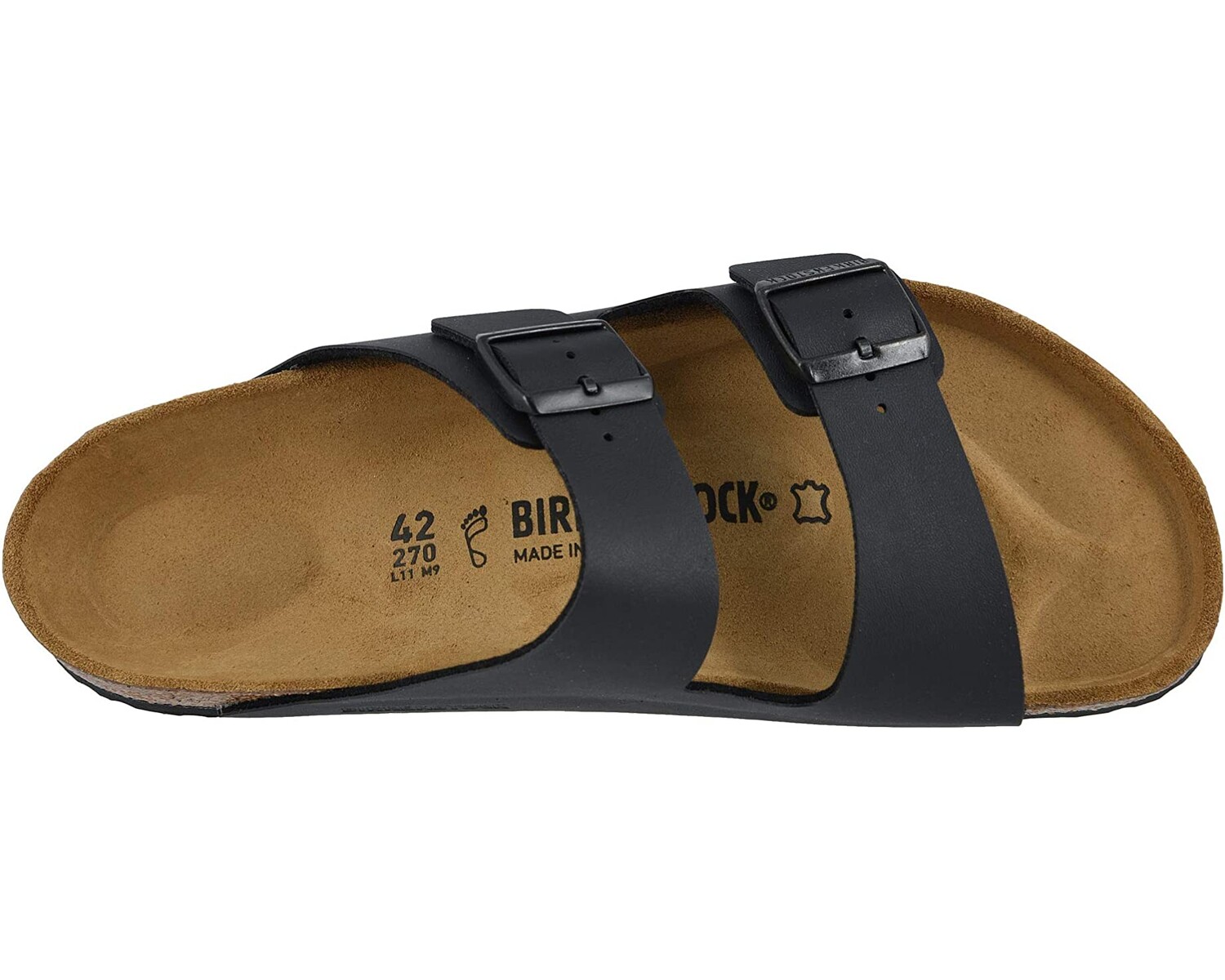 

Сандалии Arizona - Birko-Flor Birkenstock, черный