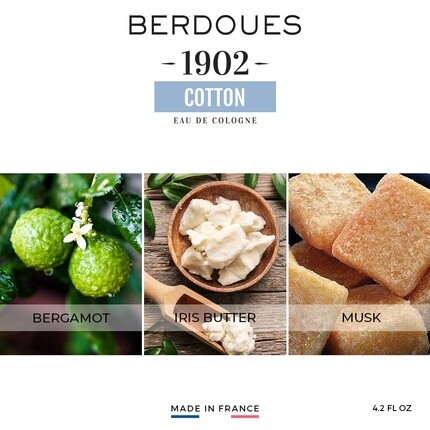 Туалетная вода-спрей Berdoues 1902 Cotton Eau de Cologne Room and Linen, 130 мл — фото 3