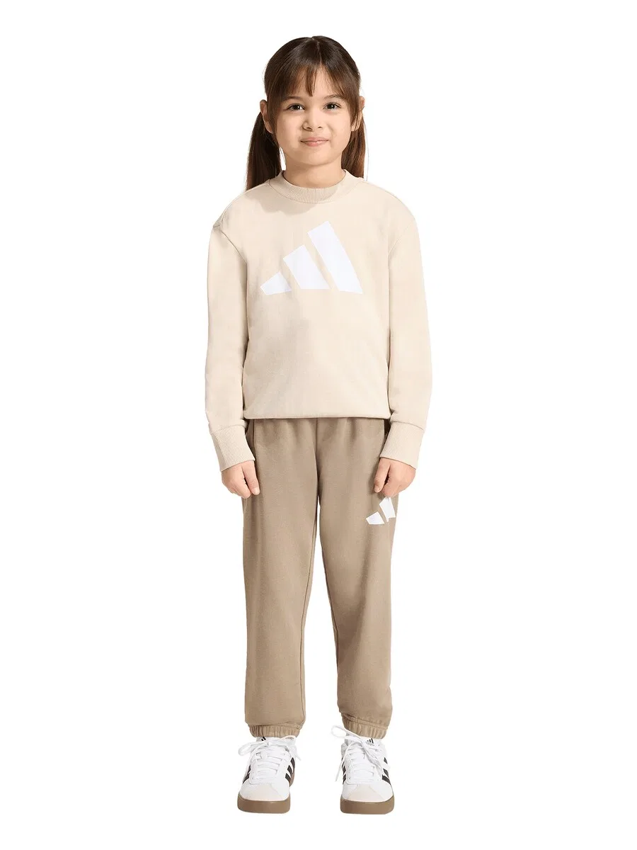 Спортивный костюм ADIDAS SPORTSWEAR бежевого цвета — фото 2