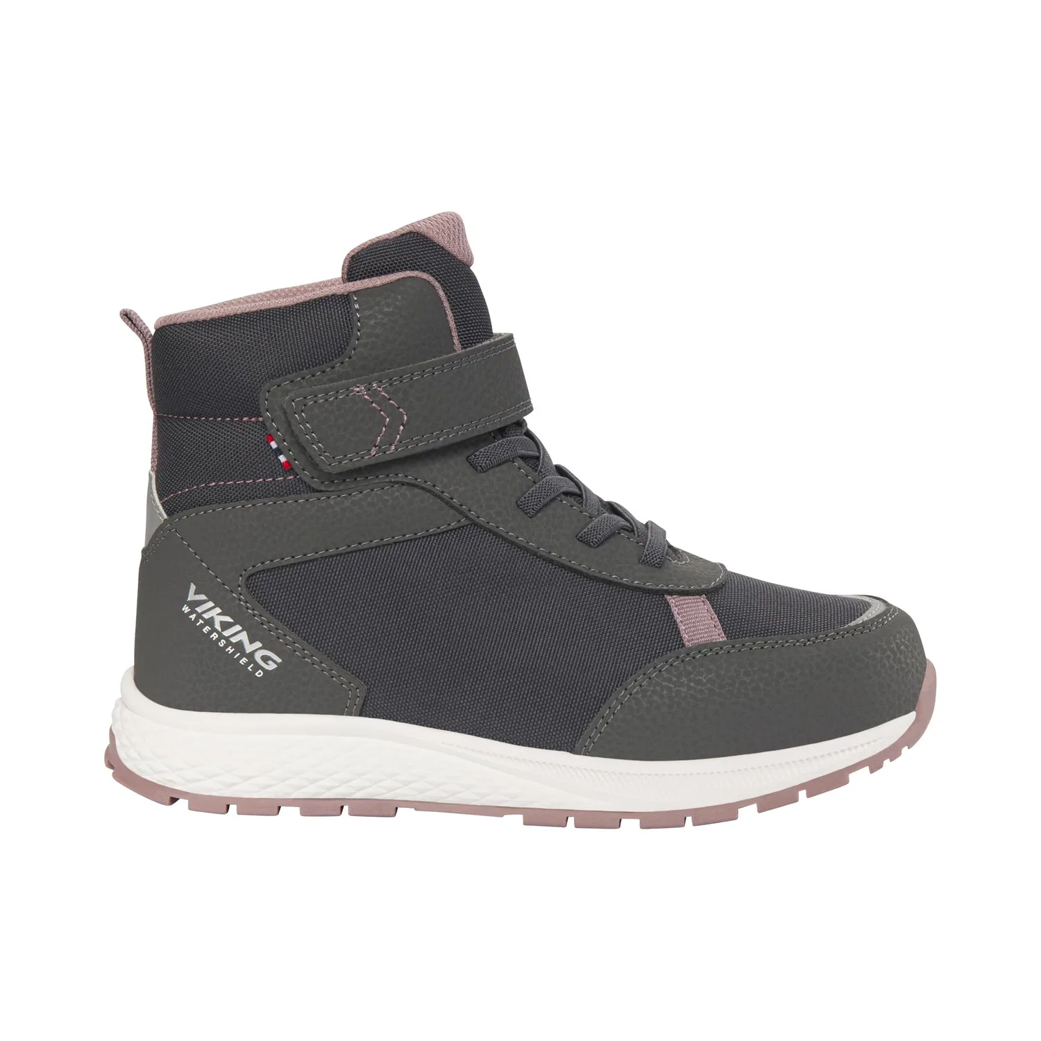 Детские сапоги для верховой езды высокие Viking Equip Warm WP 1v, Charcoal Pink Dusty