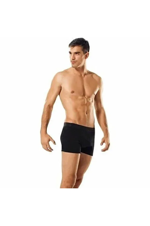 Детские боксеры для мальчиков хлопковые Tutku 0114 men's licra combed cotton boxers Marmara Qumasch, Black