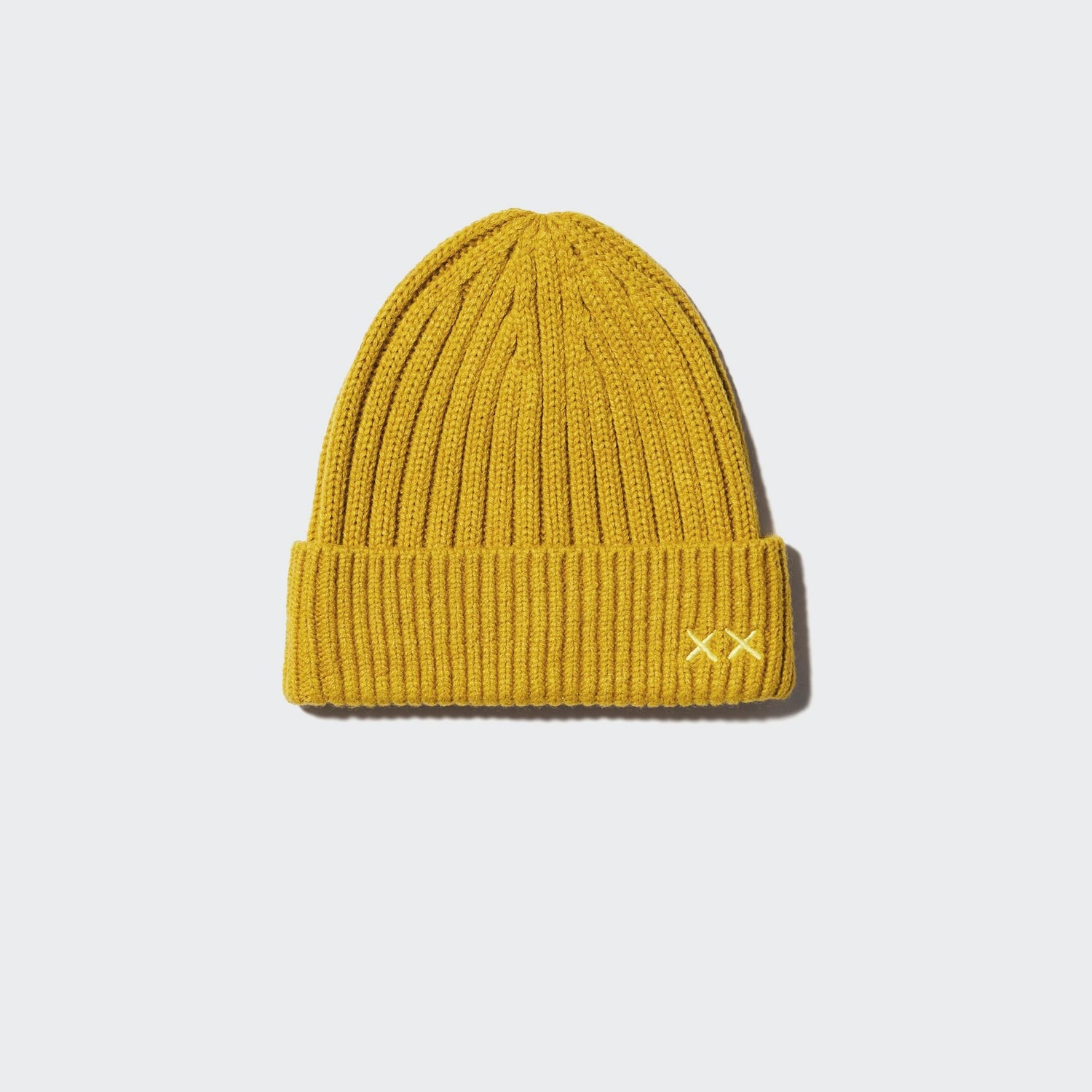 

Шапка Uniqlo Cow's Winter Heattech Knit, желтый