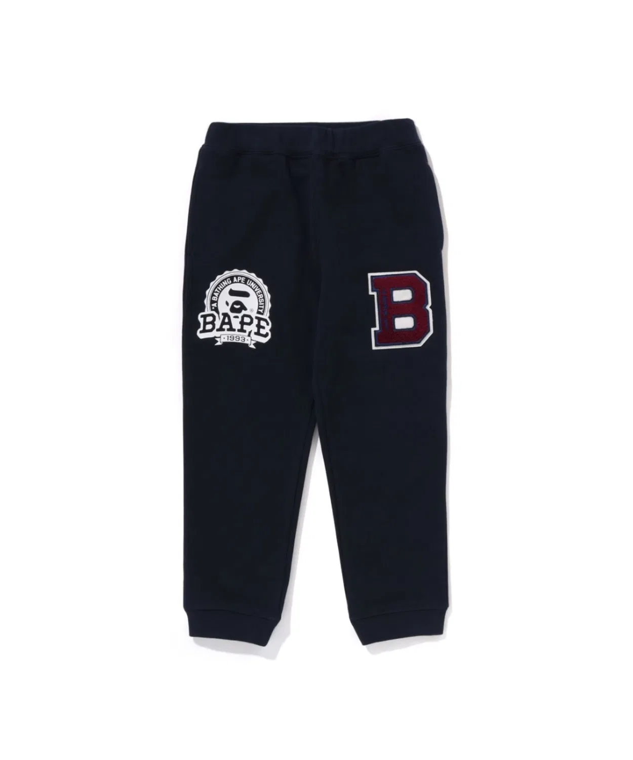 Детские спортивные штаны с логотипом A Bathing Ape, Navy