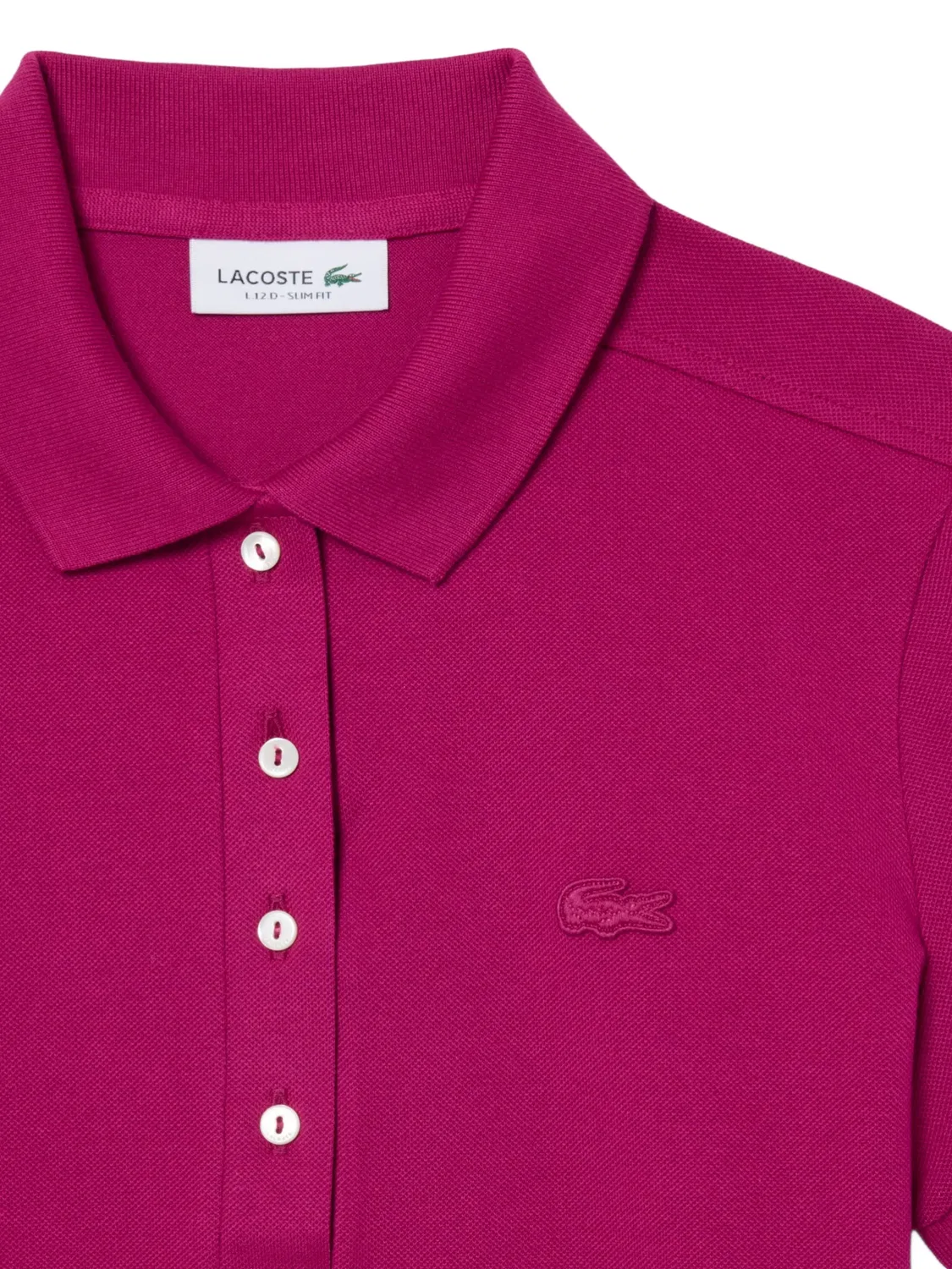 Рубашка поло L.12.D розовая Lacoste, розовый — фото 3