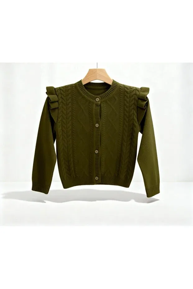 Детский кардиган с узором Gocoland, Khaki