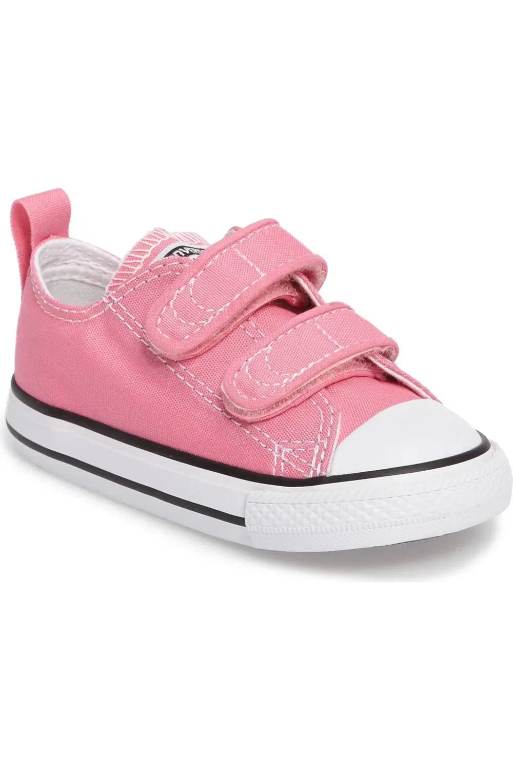 Детские кеды на двух липучках Chuck Taylor Double Strap Converse, розовый