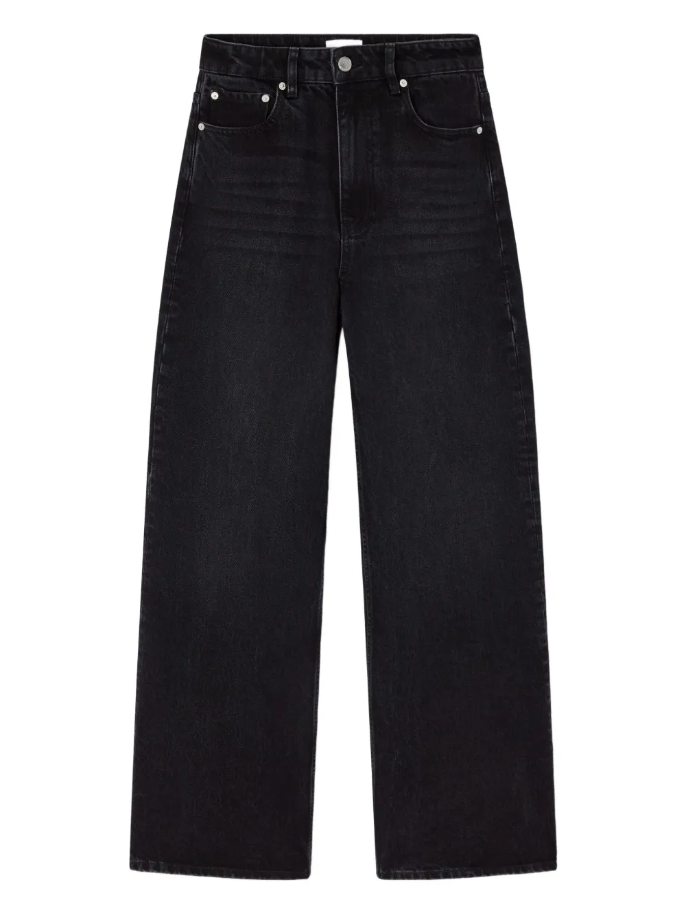 

Джинсы с пятью карманами Ganni, черный