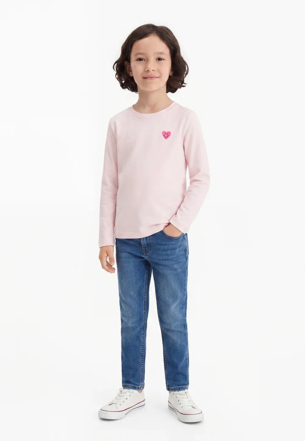 Комплект из двух футболок Kmgvega с длинными рукавами Only Mini, Red/Light Pink