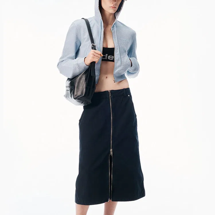 Женский свитшот с длинным рукавом Alexander Wang, Цвет Washed Sky Blue — фото 3