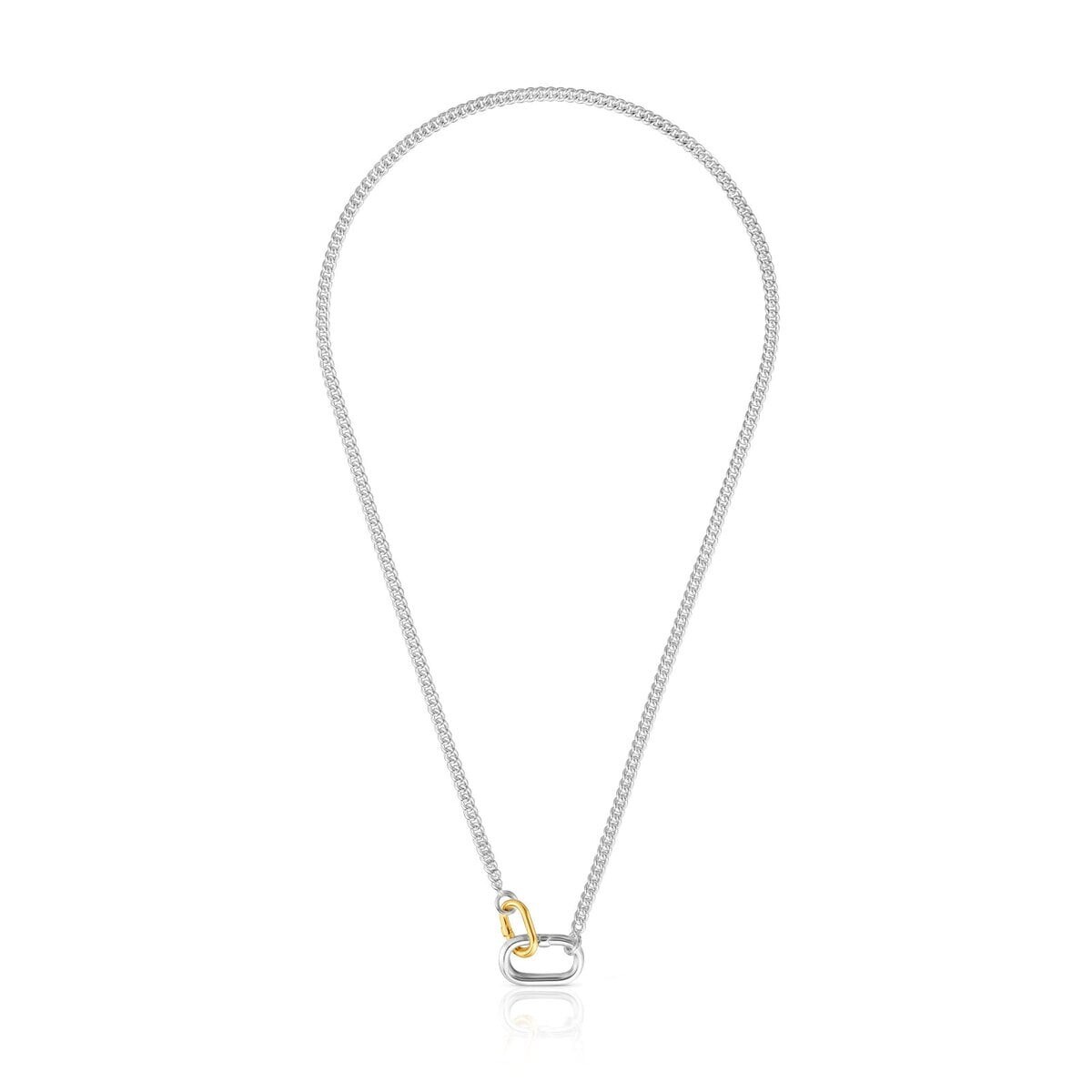 

Колье Tous Hold Oval, позолоченное серебро/серебро