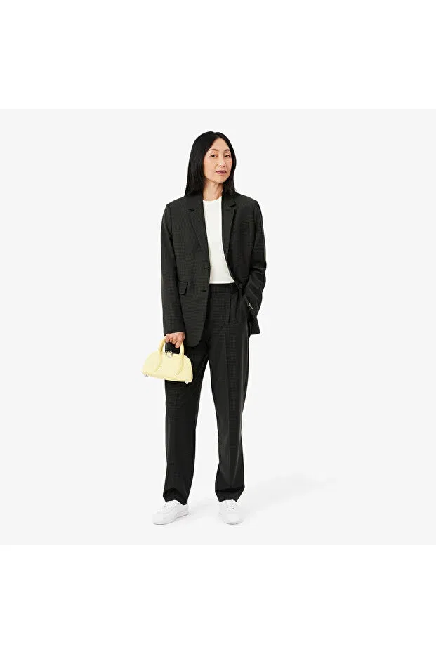 Футболка Lacoste 70V White, женская, хлопковая, приталенного кроя, белая — фото 4
