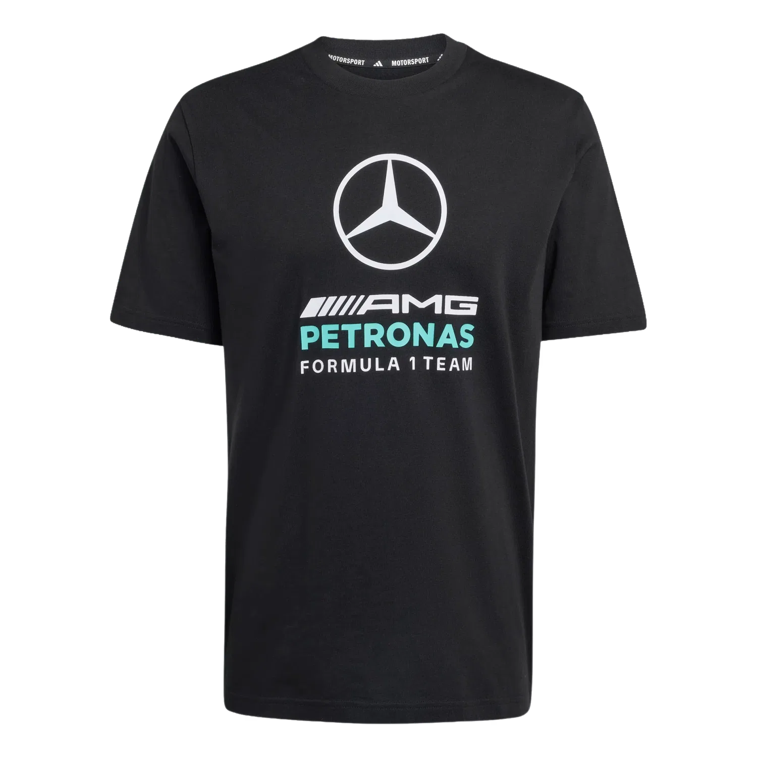 Мужская футболка с графическим принтом Mercedes-AMG PETRONAS FORMULA 1 TEAM Adidas, черный