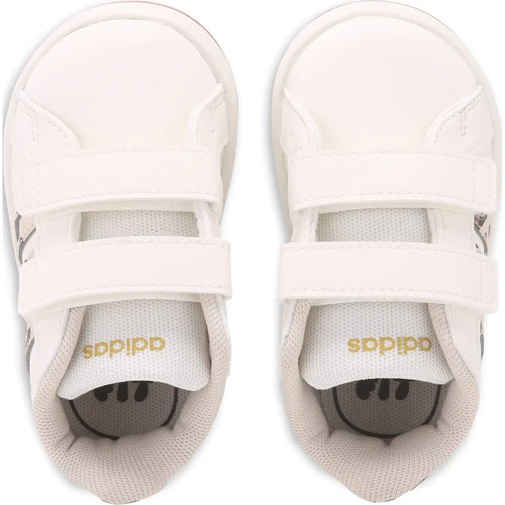 Детские кроссовки Grand Court 3.0 для малышей Adidas, White — фото 4