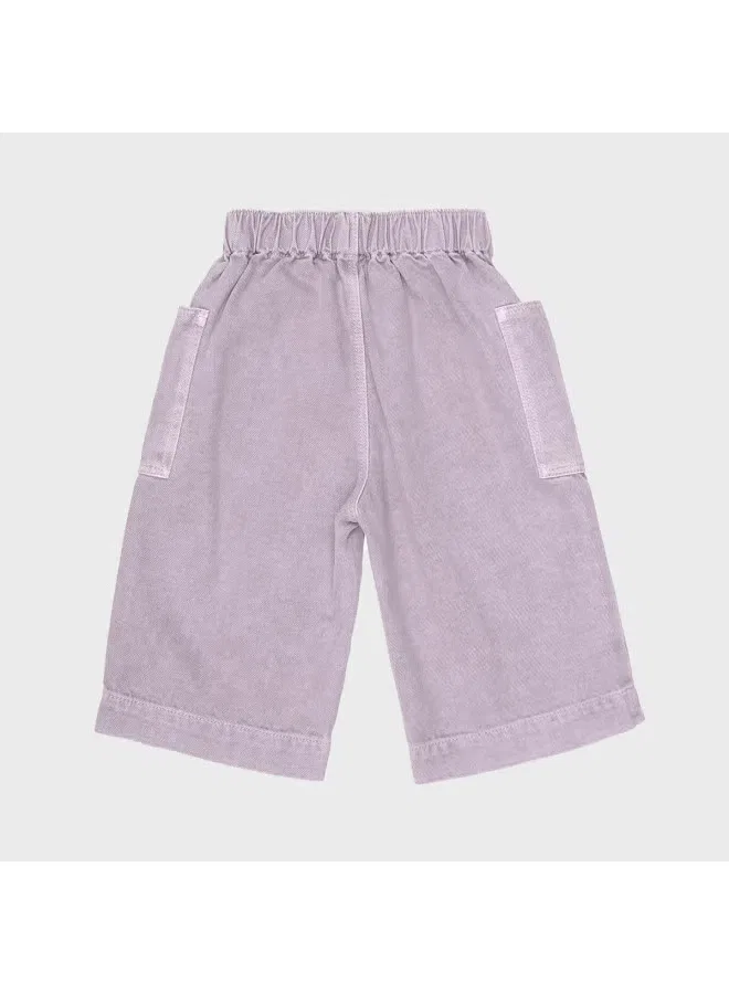 Брюки с карманами Zara, светло-фиолетовый — фото 3