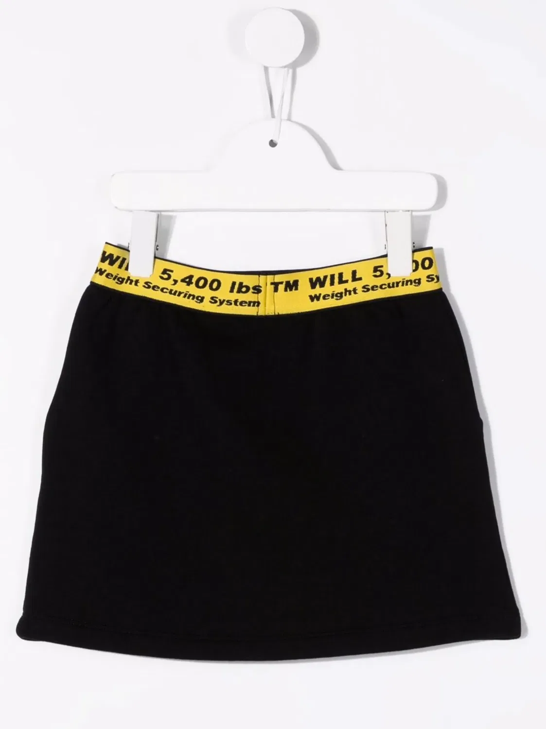 Юбка со светлой резинкой OFF-WHITE, черный/желтый — фото 3
