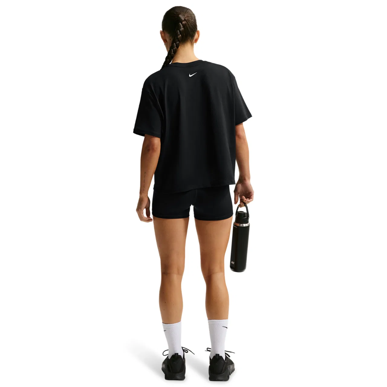 Женская футболка Dri-FIT 365 Nike, черный/белый — фото 4