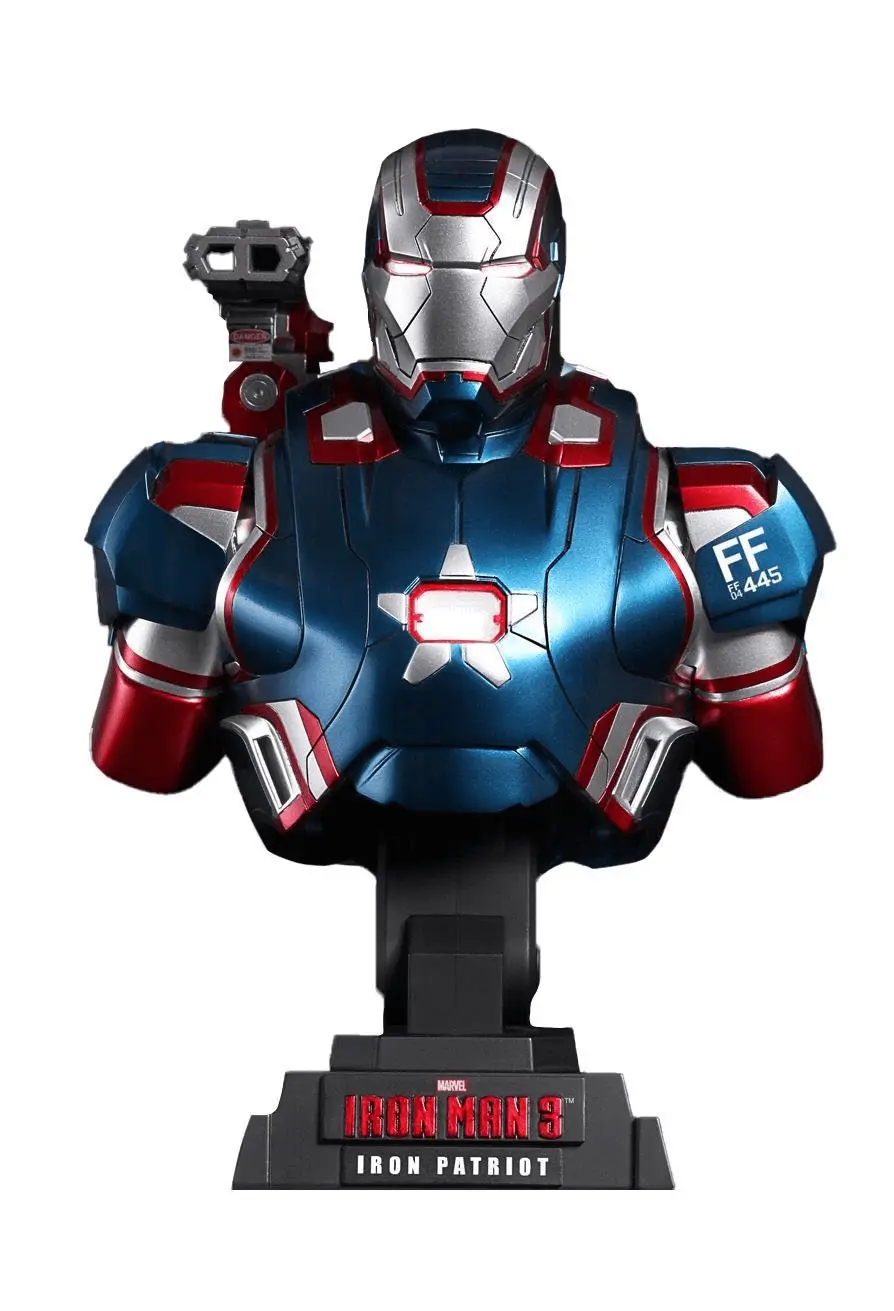 

Коллекционный бюст Hot Toys Iron Man 3, Iron Patriot 1/4th Scale Limited Edition HTB12, 23 см