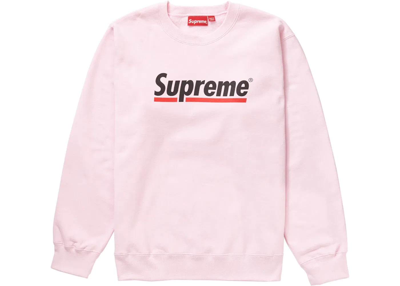 Мужской свитшот с принтом Supreme Crewneck, Light Pink Heather
