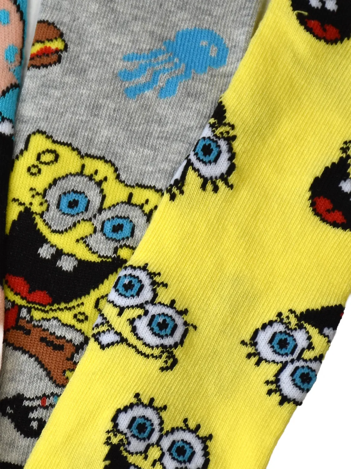 Носки комплект 3 пары с принтом Friends Spongebob, многоцветный — фото 4