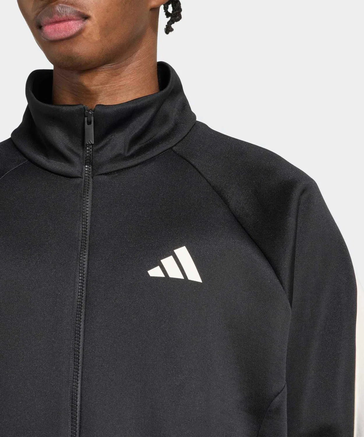 Мужская ветровка-джерси с принтом Stadium Adidas, Черный — фото 3
