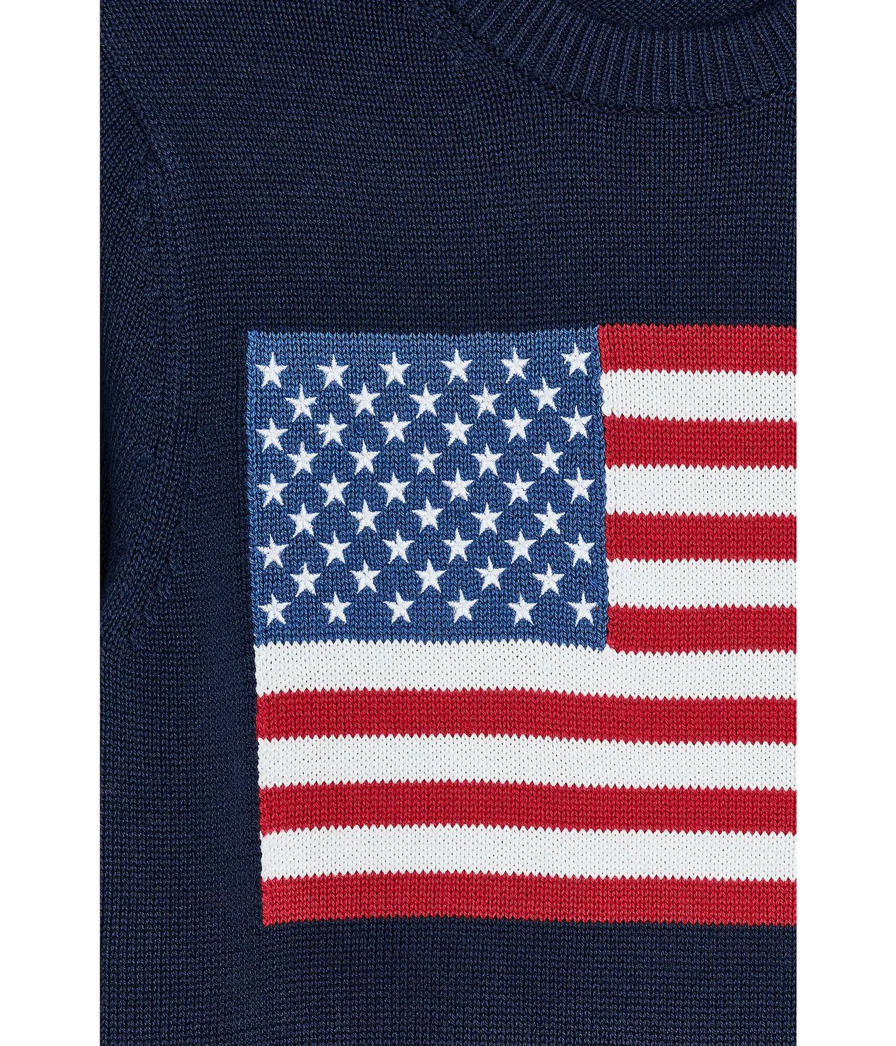 Футболка с круглым вырезом и изображением американского флага (для малышей/детей постарше) Vineyard Vines Kids, Nautical Navy — фото 3
