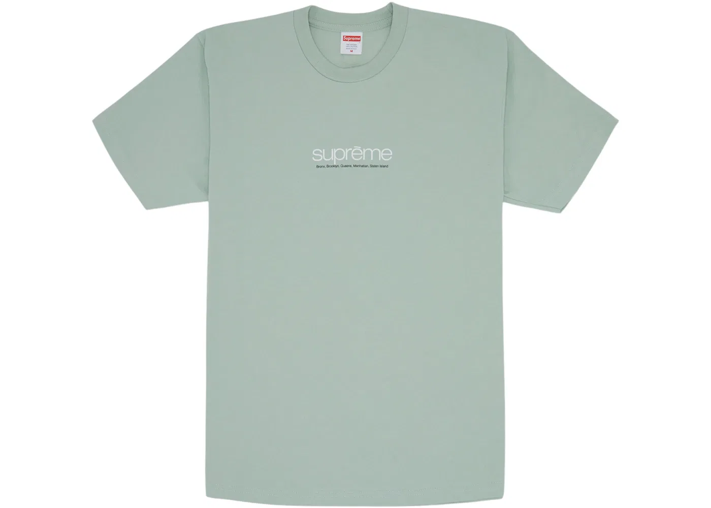 Мужская футболка Supreme, Pale Aqua
